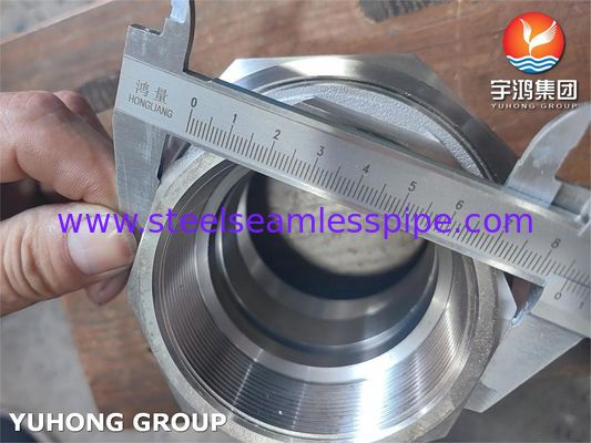ASTM A182 F316L BSP اتحادیه هیکس نپل فوردینگ تحت فشار