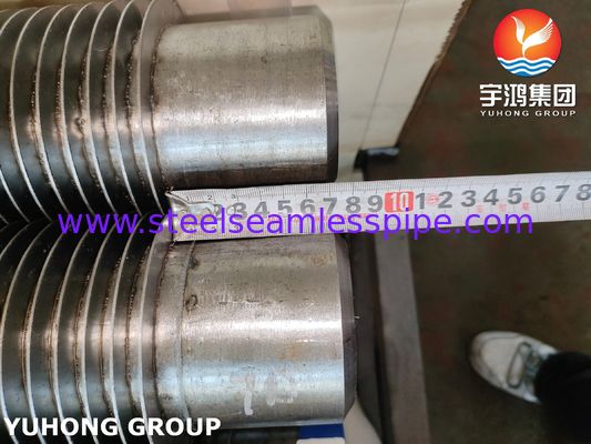 لوله پره دار جوشی آلیاژی فولادی بدون درز ASME SA335 P22 با نوار پره 11-13 CR
