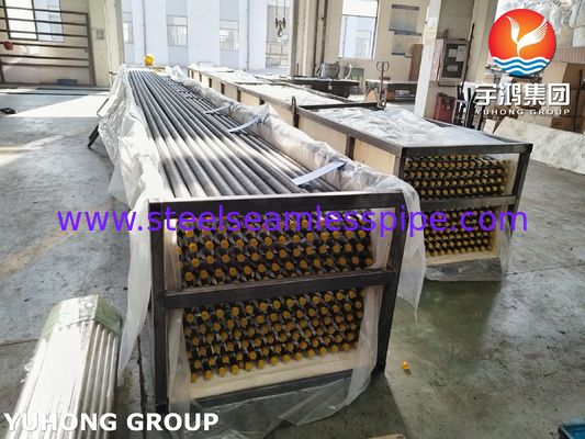 لوله پره دار نوع G تعبیه شده ASTM A213 T5 با پره فولادی کربنی برای مبدل حرارتی کوره