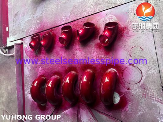 اتصالات فولادی ضد زنگ ASTM A403 WP304H، زانویی کوتاه برد، جوش لب به لب، بدون درز، B16.9