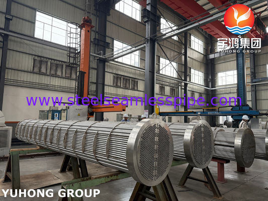 BV بررسی شده SA182 F11 GR.2 پوسته لوله و مبادله گرما لوله TEMA نوع R برای انتقال گرما بهینه