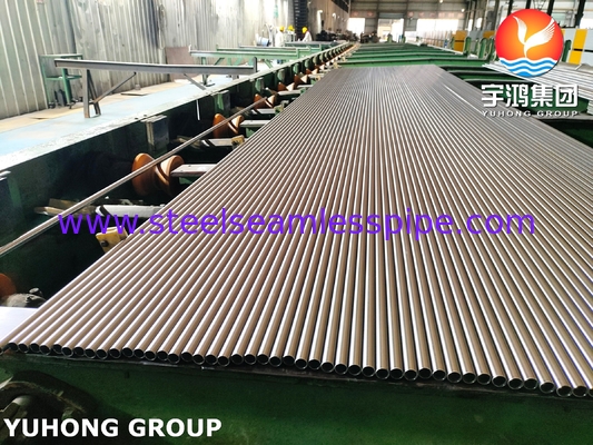 A268 TP410 لوله بدون درز از فولاد ضد زنگ مارتنسیتیک، برای گرمایش مجدد در نیروگاه های برق حرارتی