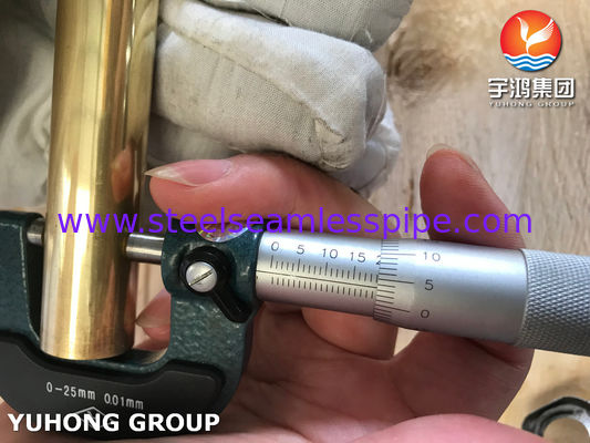 ASTM B111 C44300 لوله نیکل مس برای تهویه کننده و مبادله گرما