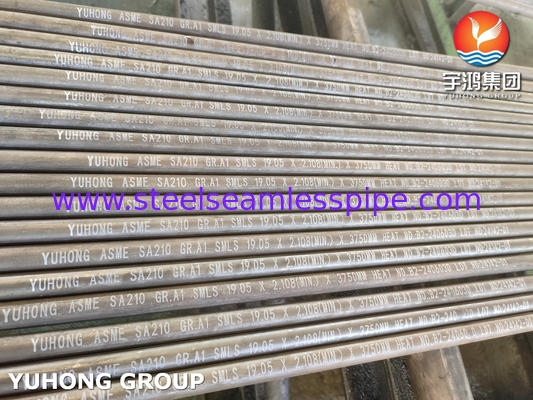 ASME SA210 درجه A1 لوله دما و لوله سوپر هیتر از فولاد کربن