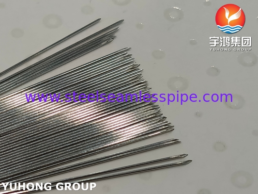 لوله سوزن تزریق وریدی استیل ضد زنگ 25G برای تزریق وریدی اسکالپ ISO7864 SUS304