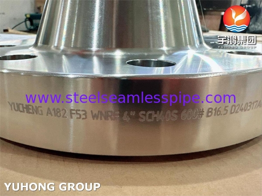 ASTM A182 F53 UNS S32750 WNRF فلنج های ASME B16.5 کلاس 150-2500