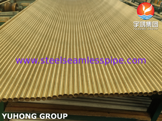 ASTM B111 لوله آلیاژ مس C68700 بدون درز برای مبدل های حرارتی