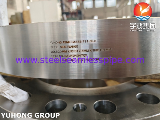 پوشش کانال فولاد آلیاژ Shell Side Flange SA336 F11 CL2