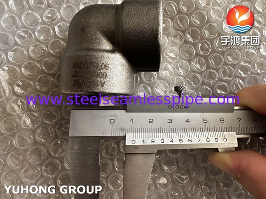 ASTM A182 F92 فولاد آلیاژ 90Deg خمیده آرنج B16.11 2' Sch5-XXS