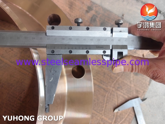 ASTM B283 C70620 فلنج آلیاژ مس نیکل برای کاربردهای دریایی