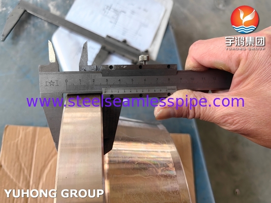 ASTM B283 C70620 فلنج آلیاژ مس نیکل برای کاربردهای دریایی