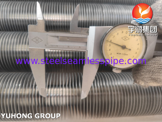 ASTM A179 لوله فلز کربن، لوله فلز نوع L، با نوار آلومینیومی برای خنک کننده هوا