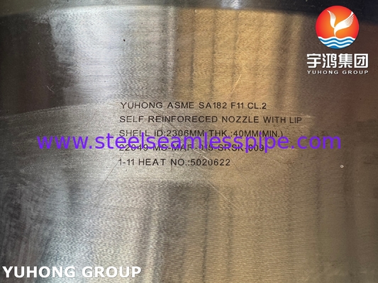 ASTM A182 F11 Cl.2 نوزل خود تقویت شده سیستم های لوله کشی با دمای بالا و فشار بالا و ظروف تحت فشار.