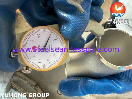 ASTM A403 WP304 فولاد ضد زنگ 90 درجه نصب آرنج B16.9