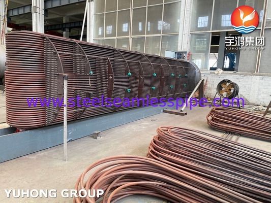مبادله کننده کلاس R TEMA: بسته لوله های بی سیم فولاد کربن، 1.5 × هیدروتست بر اساس ASME Sec VIII
