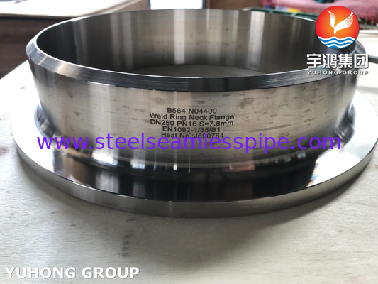 N04400 Flanges WNRF ASTM B564 مطابق با عملکرد بالا Flanges مقاوم به خوردگی