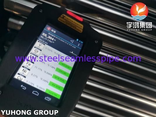 لوله بهداشتی بدون درز فولاد ضد زنگ آستنیتی ASTM A270 TP304 (S30400) برای صنایع غذایی