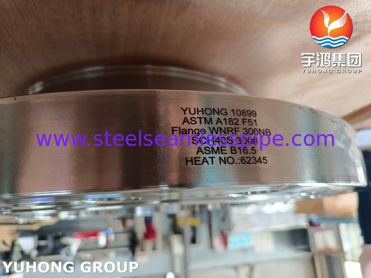 فلنج های 1/2 اینچ تا 24 اینچ ASTM A182 F51 WNRF کلاس 150-2500 فولاد دوبلکس مقاوم در برابر خوردگی