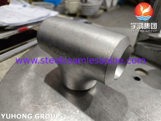 سه راهی مساوی استیل ضد زنگ WP316L با فشار بالا مطابق با ASTM A403 اتصالات جوش لب به لب