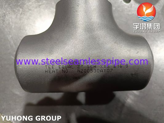 سه راهی مساوی استیل ضد زنگ WP316L با فشار بالا مطابق با ASTM A403 اتصالات جوش لب به لب