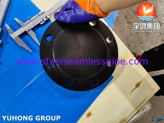 فلنج کور فولاد کم کربن A105، آهنگری شده و نرمالیزه شده، ASME B16.5 / EN1092-1، مورد استفاده در خطوط لوله نفت و گاز