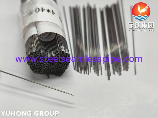 لوله سوزن آبیاری اندودنتیک فولاد ضد زنگ 304 گیج 27، نوک شکاف دار ISO9626