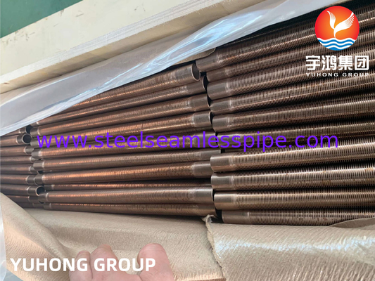 ASTM B111 C70600 لوله کم بال فلز مس نیکل فولاد برای مبادله کننده گوش