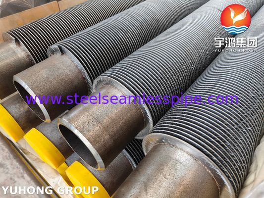 ASME SA335 P22 لوله بدون درز فولاد آلیاژ HFW لوله بال محکم برای سیستم HRSG