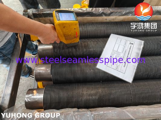 ASME SA335 P22 لوله بدون درز فولاد آلیاژ HFW لوله بال محکم برای سیستم HRSG