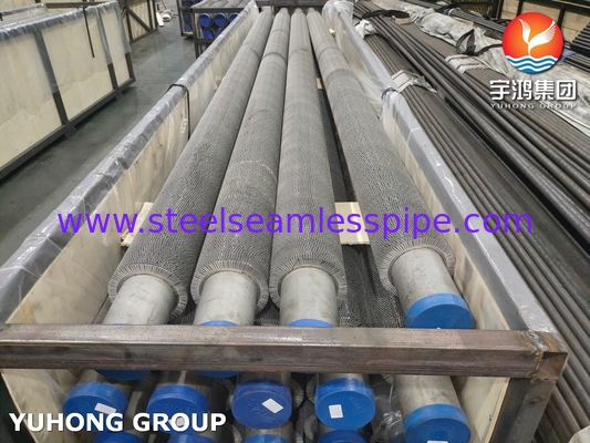 ASME SA192 لوله فلز کربن با نوار فلز CS برای اقتصاد بخش و بازیابی گرما
