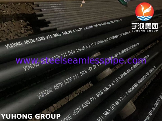 لوله بدون درز با دمای بالا ASTM A335 P11 لوله های پتروشیمی و نیروگاه