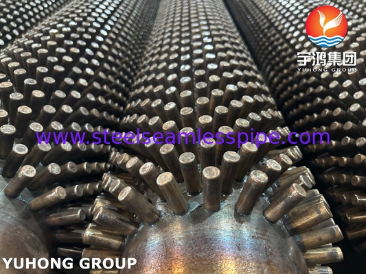 لوله پره دار فولادی کربن ASTM A106 GR.B برای اکونومایزرها و سوپرهیترها