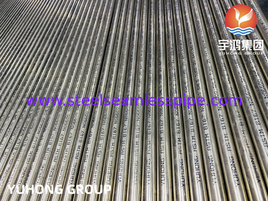 لوله آلیاژ نیکل بدون درز ASTM B167 UNS N06600 Inconel 600 لوله مبدل حرارتی