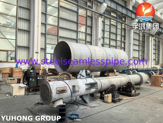 ASME VIII-1 مبادله گرما U-Tube Clad UNS N06600 برای فرآیند کلور و قلی NACE MR0175