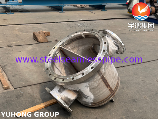 ASME VIII-1 مبادله گرما U-Tube Clad UNS N06600 برای فرآیند کلور و قلی NACE MR0175