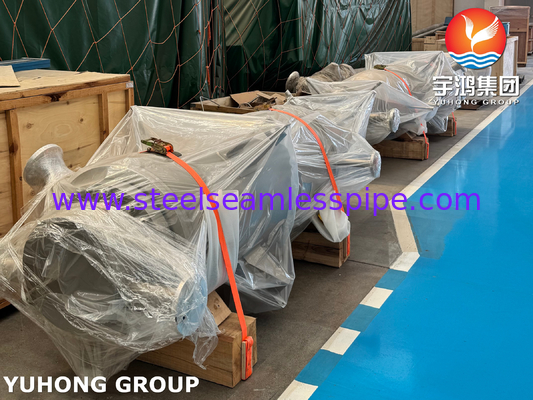 ASME VIII-1 مبادله گرما U-Tube Clad UNS N06600 برای فرآیند کلور و قلی NACE MR0175