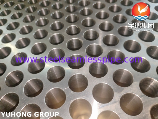 صفحه لوله فولادی ضد زنگ ASTM A182 F316Ti مقاوم در برابر خوردگی، مقاوم در برابر مواد شیمیایی و فرسایش آب دریا