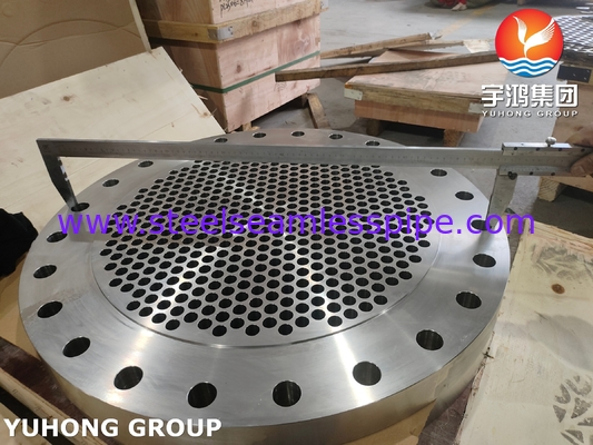 صفحه لوله فولادی ضد زنگ ASTM A182 F316Ti مقاوم در برابر خوردگی، مقاوم در برابر مواد شیمیایی و فرسایش آب دریا