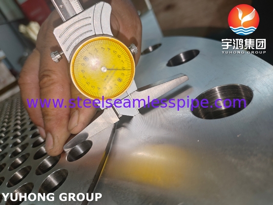 صفحه لوله فولادی ضد زنگ ASTM A182 F316Ti مقاوم در برابر خوردگی، مقاوم در برابر مواد شیمیایی و فرسایش آب دریا