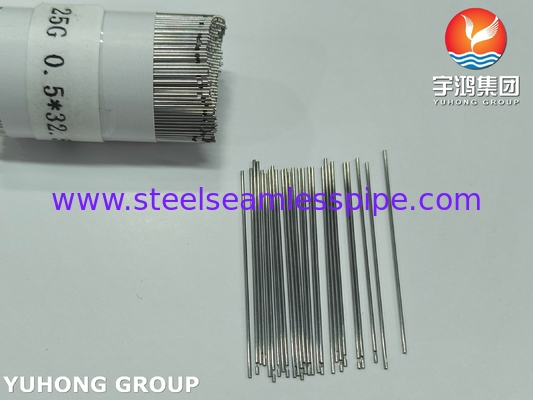 SUS304 25G لوله سوزن مرطوب کننده اندودونتیک دندان با یک دریچه جانبی ، پایان باز
