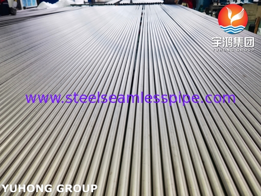 لوله های تیتانیومی بدون درز ASME SB338 UNS R50400 برای کندانسورها و مبدل های حرارتی