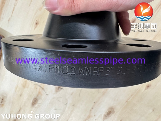 ASTM A182 F11 CL2 فلنج فلز آلیاژ فولاد Weldneck Raised Face B16.5