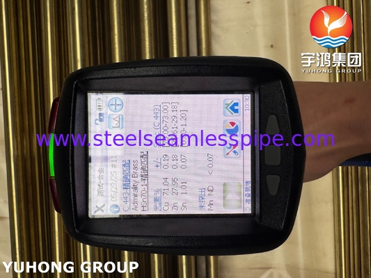 مقاومت در برابر آب دریا ASTM B111 C44300 لوله های U-Bend