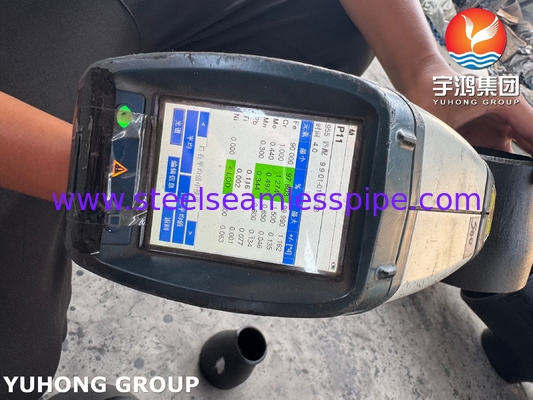 اتصالات فولادی آلیاژی ASTM A234 WP11 CL2 جوشی لب به لب برای صنایع شیمیایی B16.9