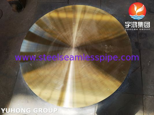 ASME SB 171 C61400 Copper Forged Disc For Heat Exchanger