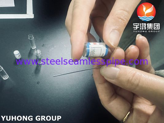 لوله موئین دقیق مهندسی شده استیل ضد زنگ 304 SS با قطر 1.1 میلی‌متر برای مصارف پزشکی ISO9626
