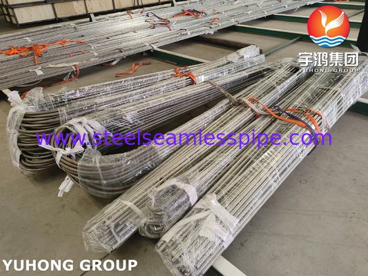 ASME SA213 TP321 لوله بی سیم فولاد ضد زنگ لوله U Bend لوله مبادله گرما لوله