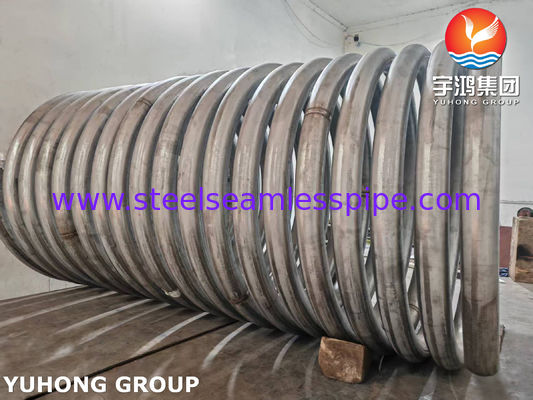 کویل های حرارتی و خنک کننده فولاد ضد زنگ ASTM A269 TP304 / 304L، لوله کویل