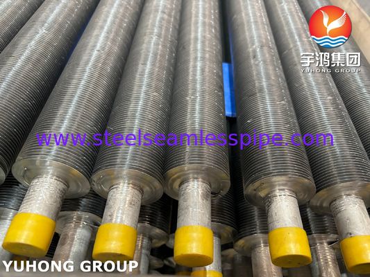 لوله G Fin بی سیم فولاد کربن ASTM A179 برای خنک کننده هوا، برج خنک کننده