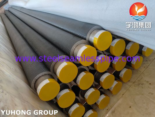 ASTM A376 TP347H لوله با باله های CS HFW Fin Tube، راه حل مقاوم به گرما حرفه ای